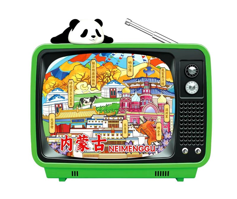 厂家现货创意朋友圈金属木质内蒙古冰箱贴地标建筑景区特色纪念品|undefined