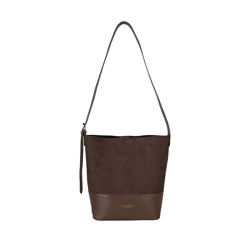 Borsa a secchiello in camoscio patchwork borsa a spalla_voghion.com