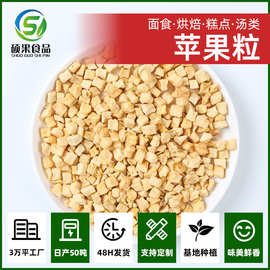脱水苹果粒脱水蔬菜水果干烘焙用烘干苹果干散装苹果粒厂家批发
