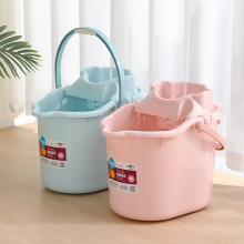 家用加厚地拖桶清洁拖把桶手动挤水拧水墩布拖桶可移动塑料拖布桶