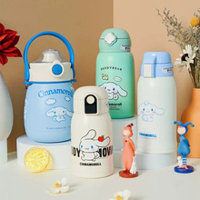 杯具熊儿童保温杯咖啡随手杯大耳狗水杯玉桂狗联名新款大肚吸管杯