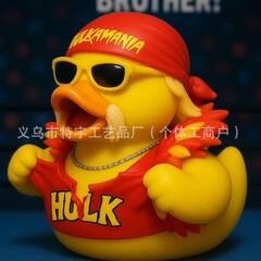 亚马逊爆品HOOLKAMANIA 摔跤明星树脂摆件潮流风格搞怪趣味小摆件