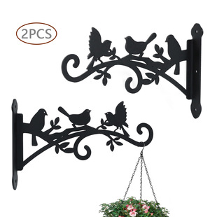 Cross-Border Independent Station Wrought Iron Tree Plug-In Pendant Decoration Hummingbird Parrot Love Bird Beautiful Scenery Craft Hook