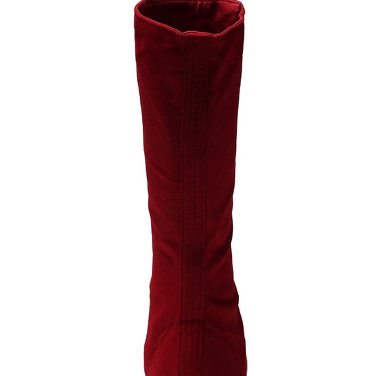 [7085 People] Extended High-Top Jazz Shoes, Pole Dance Shoes, Modern Dance Jazz Boots, Men's Soft Soles