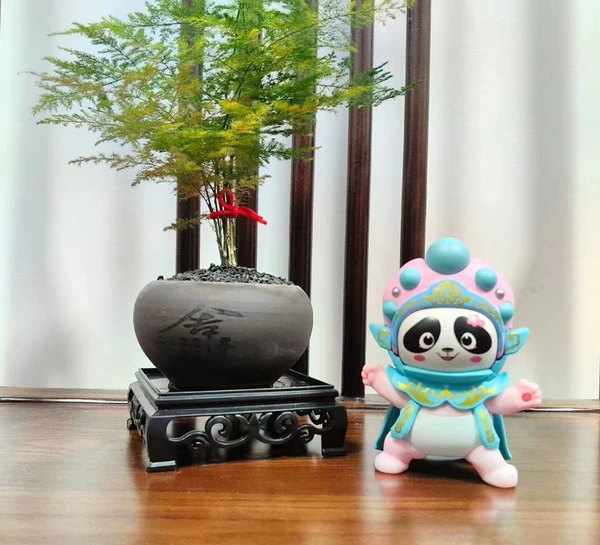 1819 Panda turns into a pink face