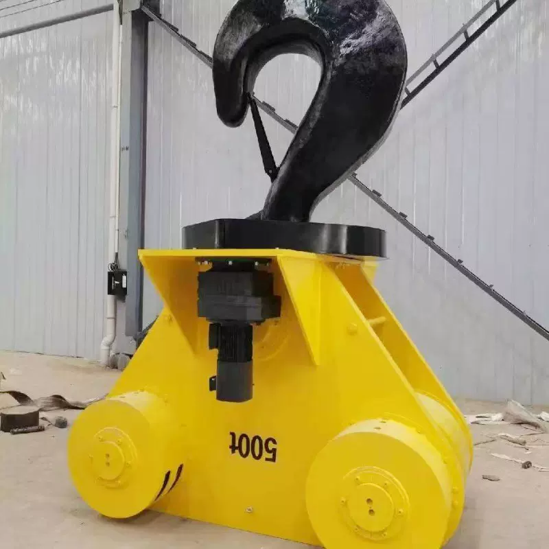 起重机吊钩配件 双梁吊钩钩头滑轮片行车下钩配件 25吨吊钩钩头组