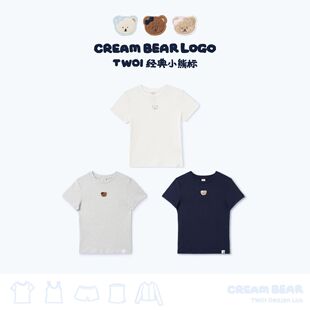 TWOI Cream Bear "����С�ܘ�Logoϵ��"��������ɫ���^�������䡹