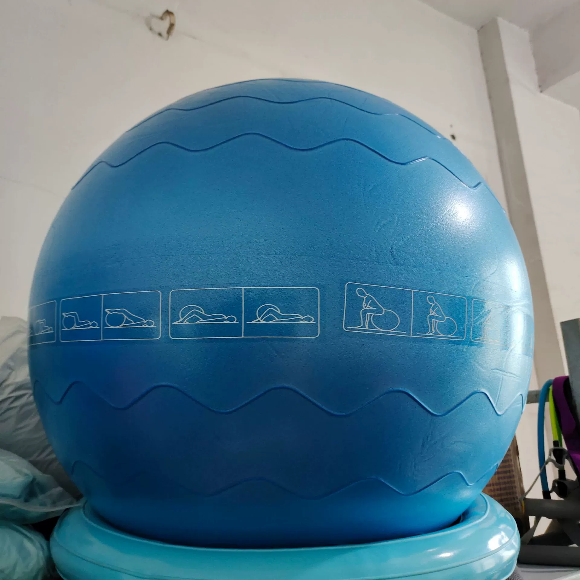 Противоударная матовая одежда для йоги PVC 65 см 75 см