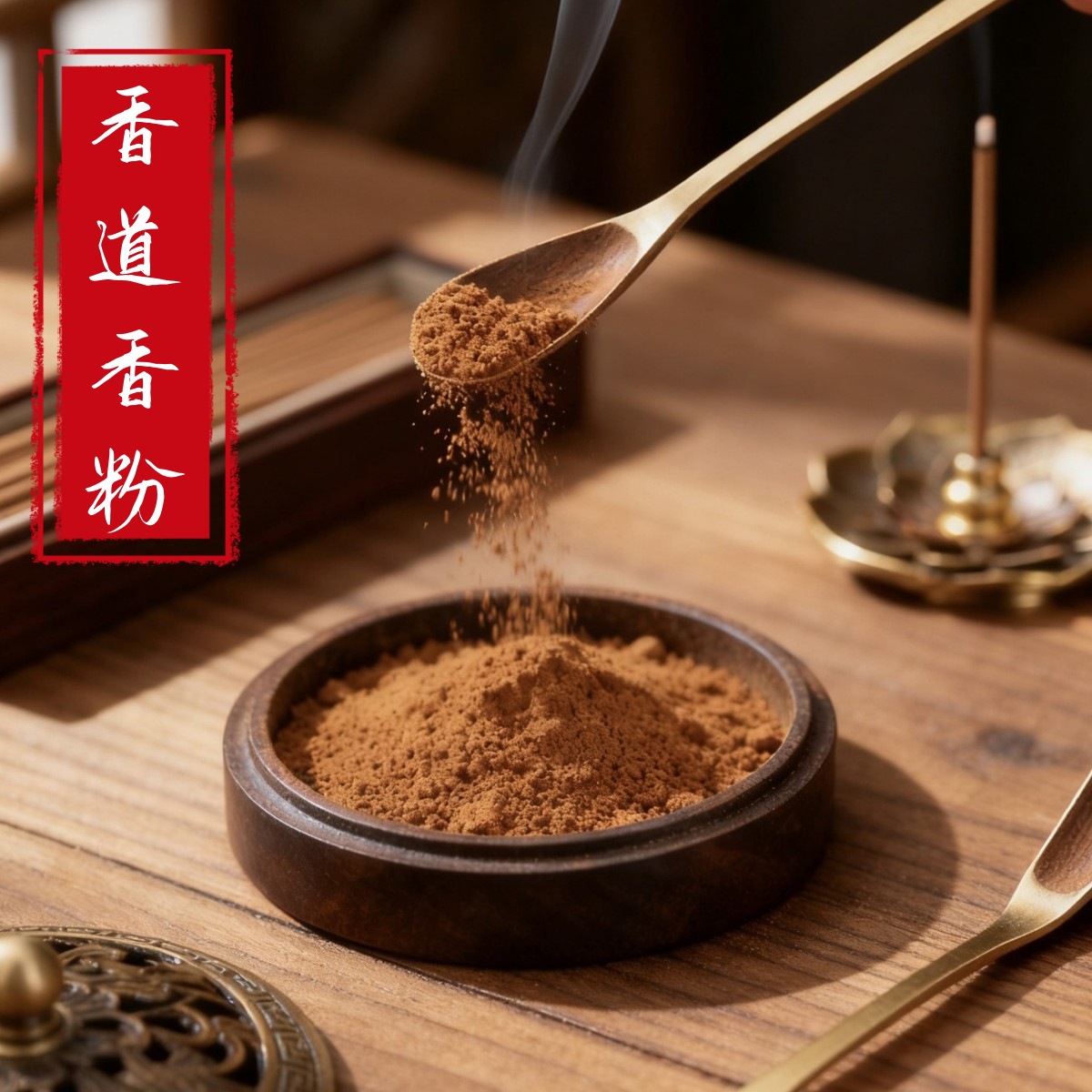 批发原料香粉花香檀香原木粉香篆香道专用香粉家用室内香薰沉香粉
