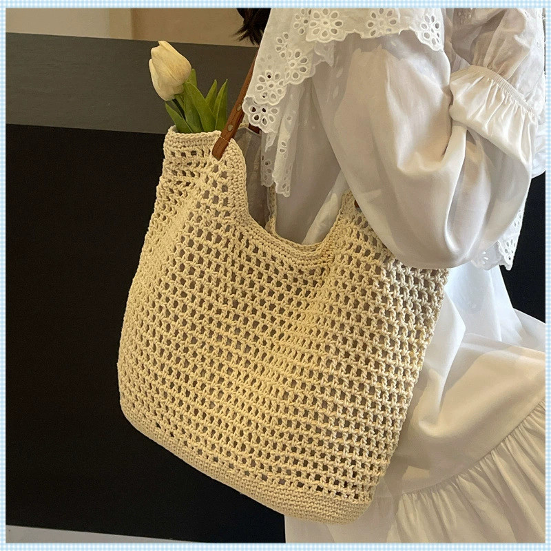 Новая горячая распродажа летняя тканая сумка пригородного Тота большая сумка женская новая приморская пляжная сумка большая емкость на плечо