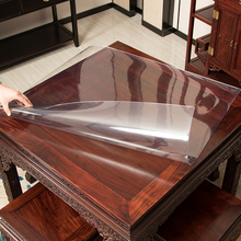 KF15透明餐桌垫软pvc玻璃八仙桌桌布防水防油免洗防烫方桌正方形