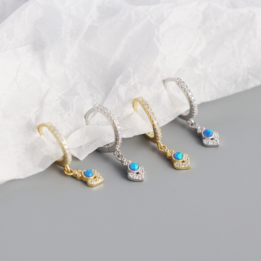 Géométrique Mode Gemme Placage Des Boucles D'Oreilles display picture 6