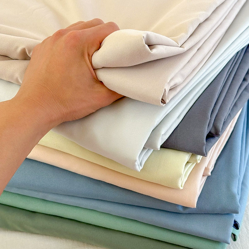Чистый цвет промытый хлопок Пододеяльник цельный Наньтун домашний текстиль студенческое общежитие один пододеяльник Оптовая Бытовая двойная пододеяльник