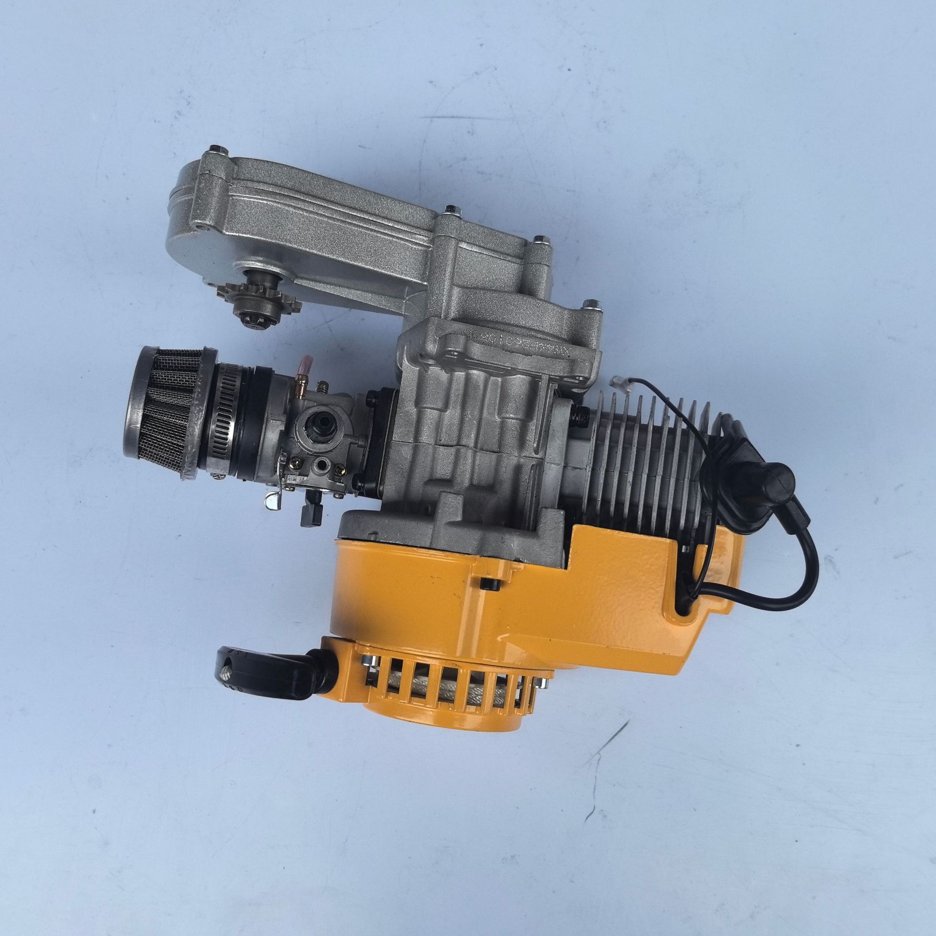 49Cc Mini Motorcycle Gasoline Engine Suitable for Small Sports Cars, Two-Stroke 44-6 Mixed Oil T8F Chain