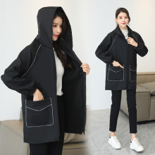 秋冬新款罩衣女防水防油成人厨房围裙耐脏加绒加厚护衣外套工作服