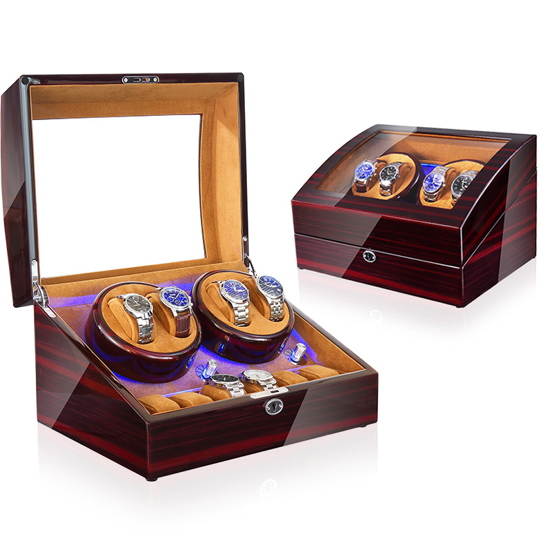 Cross-Border Watch Winder, Mechanical Watch Rotating Winding Box, Watch Shaker, Watch Turner, Watch Storage, Watch Winder