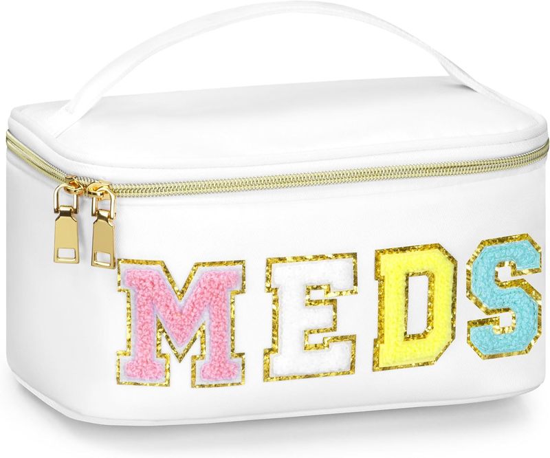 跨境热销MEDS字母化妆包便携大容量高级感旅行洗漱包化妆品收纳包|undefined