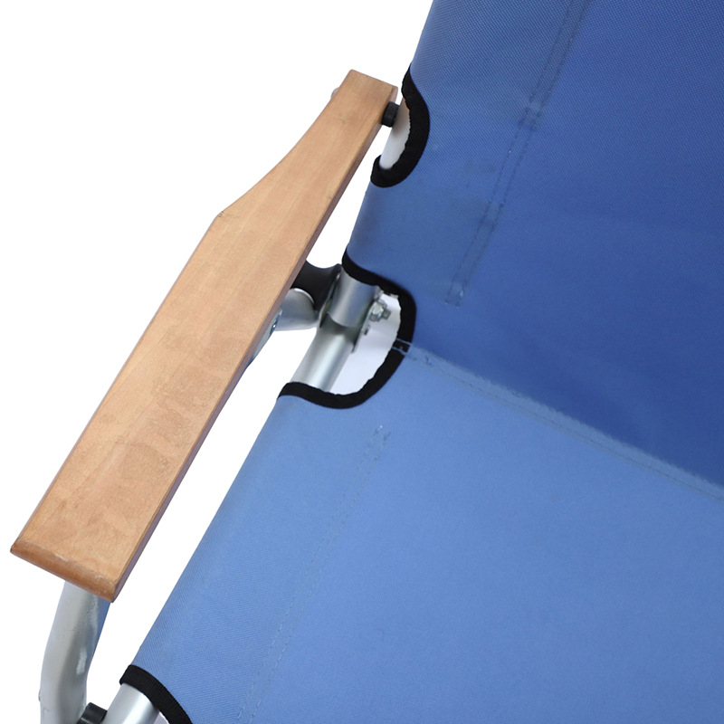 Ocio Camping aleación de aluminio doble silla plegable al aire libre portátil plegable Silla de picnic doble Silla de playa al por mayor