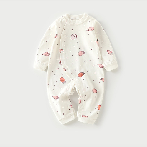 Baby clothes for spring and autumn, newborn bottom crawler suit, autumn sleepwear, ultra-cute baby onesie, dropshipping