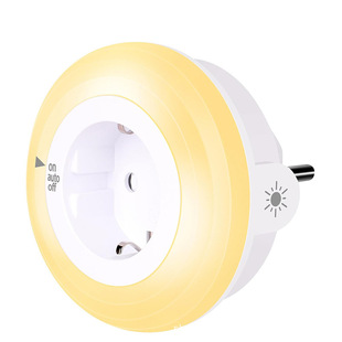 Ll Cross-Border European Standard German Standard Plug Touch Night Light German Standard European Standard Touch with Socket Night Light Multi-Function