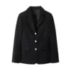 Black regular suit with three buttons + Hayatsu private medal