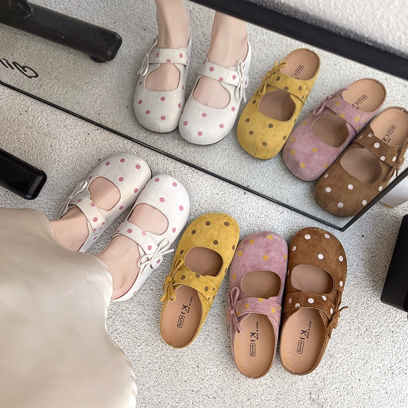 2025 Новый стиль девушки Sen Birken кожаные туфли модные иностранные липучки для учащихся начальной школы с принтом принцессы