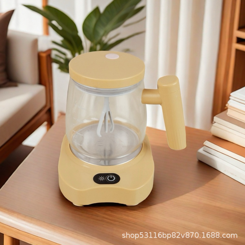 2024 nueva taza de mezcla automática taza de café recargable eléctrica leche en polvo leche de soja taza de agua especial preservación del calor