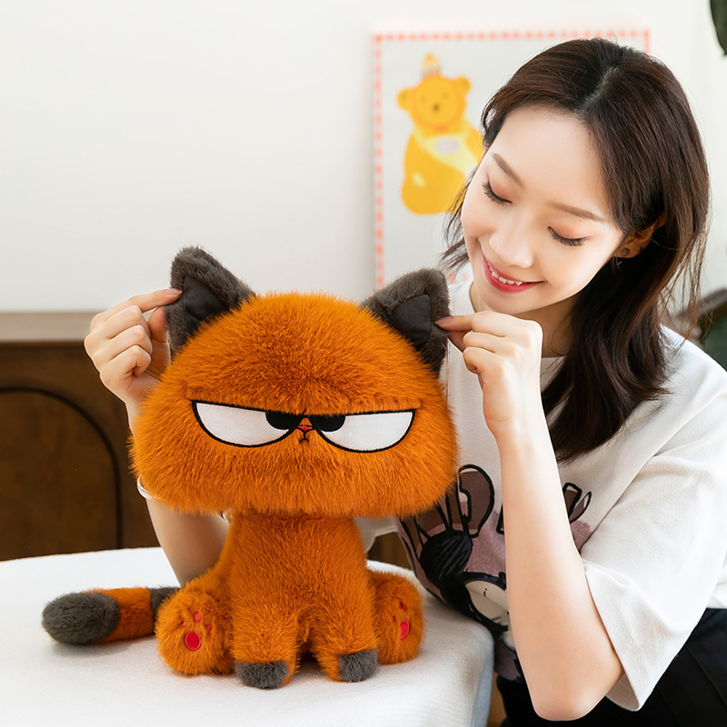 正版拽拽猫家族毛绒玩具女孩可爱睡觉公仔生日礼物儿童猫咪玩偶|undefined