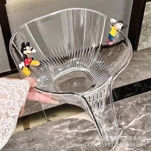 Amazon Bestseller Kitchen Rice Strainer Drain Basket Home Use with Drain Basket for Vegetables and Fruits