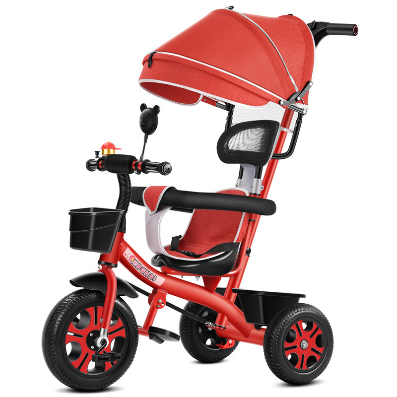 Triciclo infantil 1 - 3 - 2 - 6 años de edad, carro de bebé grande, bicicleta, carro de jardín de infantes image 36