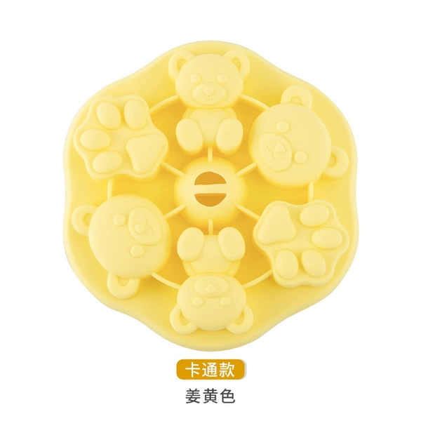 Yellow cute mold, with little bears