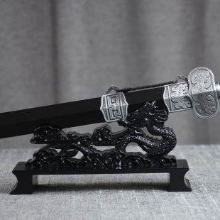 Longquan knife holder sword holder tourist attractions match sword holder small short sword short knife collection Dragon holder decorative resin sword Holder