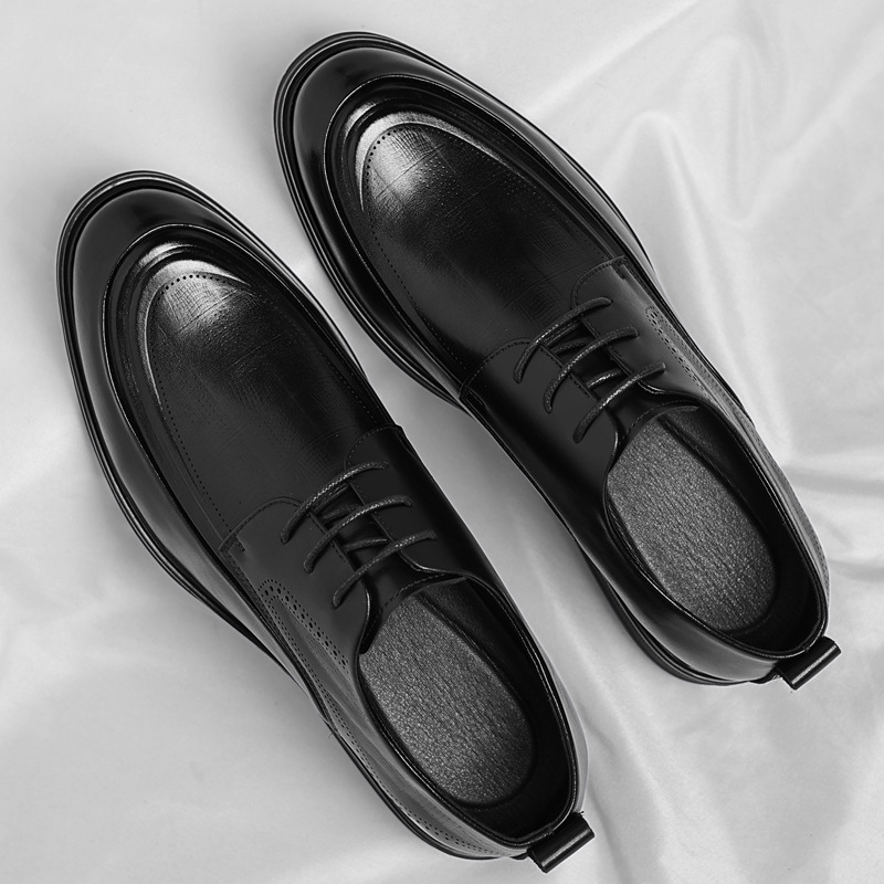 Herren Businessschuhe Aus Echtleder Derby Lederschuhe Formell_voghion.com