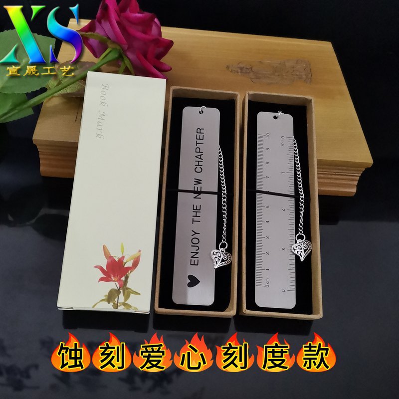 Suministro transfronterizo al por mayor inspirador metal acero inoxidable marcador Inglés carta marcador Sección del maestro letras marcador comercio exterior