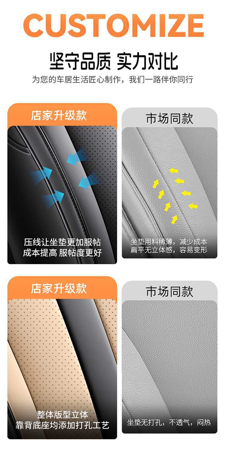 2025 Chery Tiggo 7 Tiggo 7 CDM Special Car Seat Cover High-Performance Version/Chijin Yu Four Seasons Full-Coverage Seat Cushion