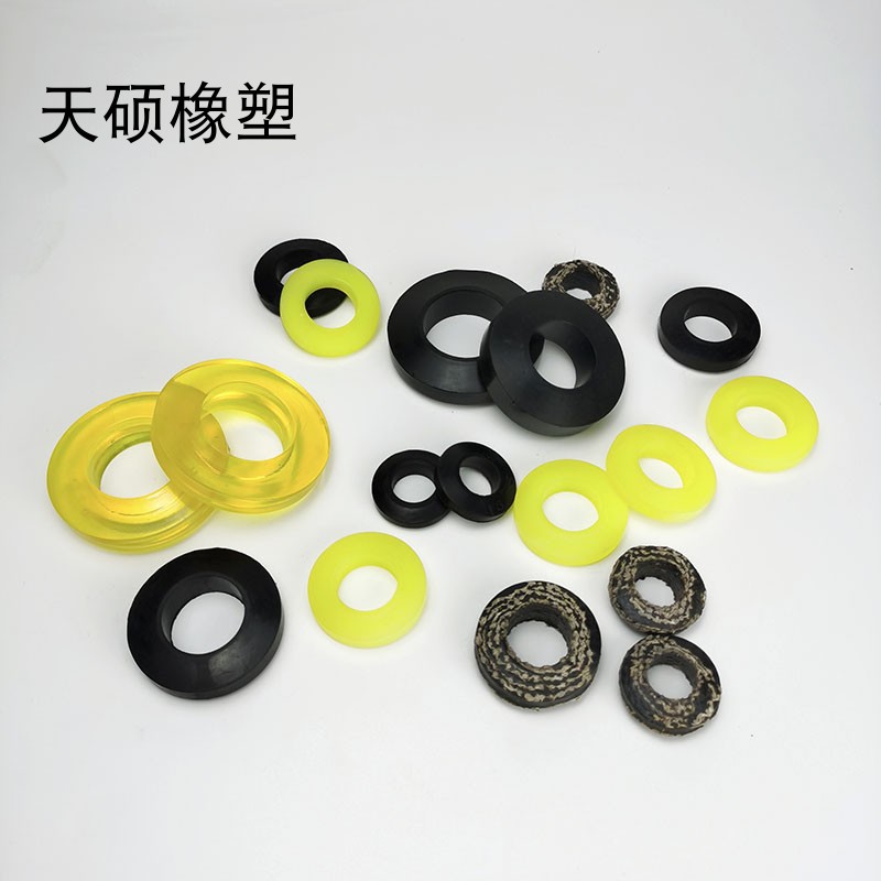 TL柱销联轴器橡胶加布缓冲垫水泵橡胶对轮牛筋减震圈聚氨酯弹性垫