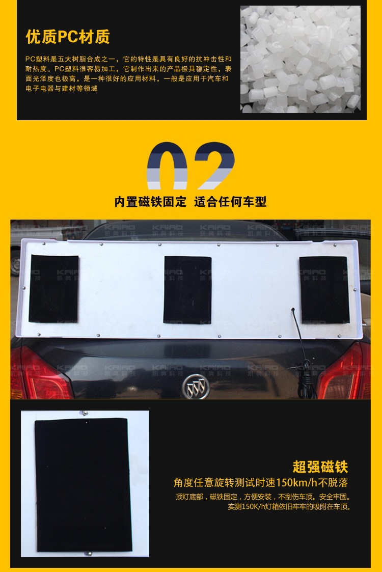 Dump truck roof light, dump truck display screen, smart dump truck roof light, taxi smart light box LED