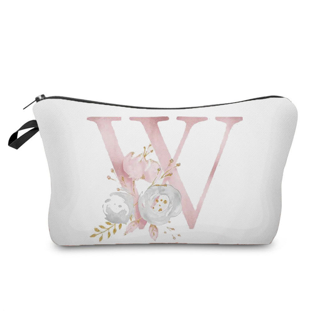Unisex All Seasons Polyester Letter Flower Elegant Square Zipper Cloud Shape Bag Cosmetic Bag display picture 3