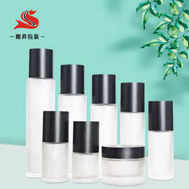 厂家现货磨砂瓶粉底隔离霜瓶 按压式乳液瓶30ml-120ml