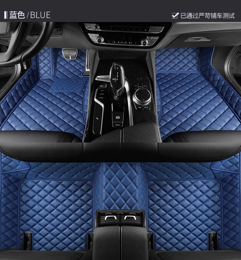 Full-coverage car floor mats, custom-made for specific car models, suitable for both old and new models, silk loop floor mats, custom-made waterproof interior car mats