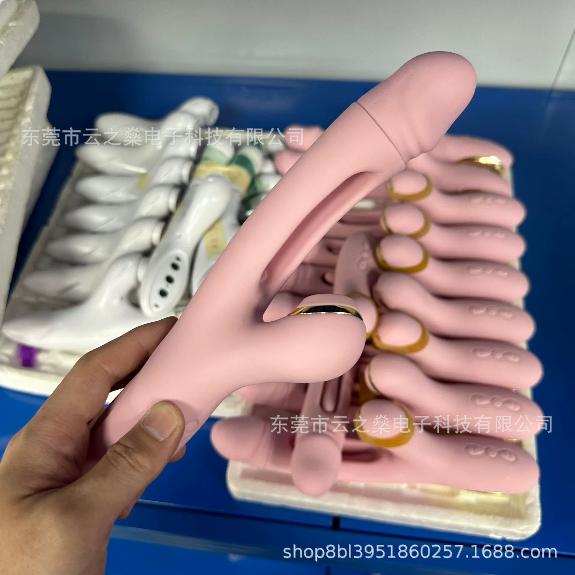 G-Spot Rabbit Vibrator (Daphne), Silicone+ABS, 7‑Mode Vibration, Suction & Slap Functions