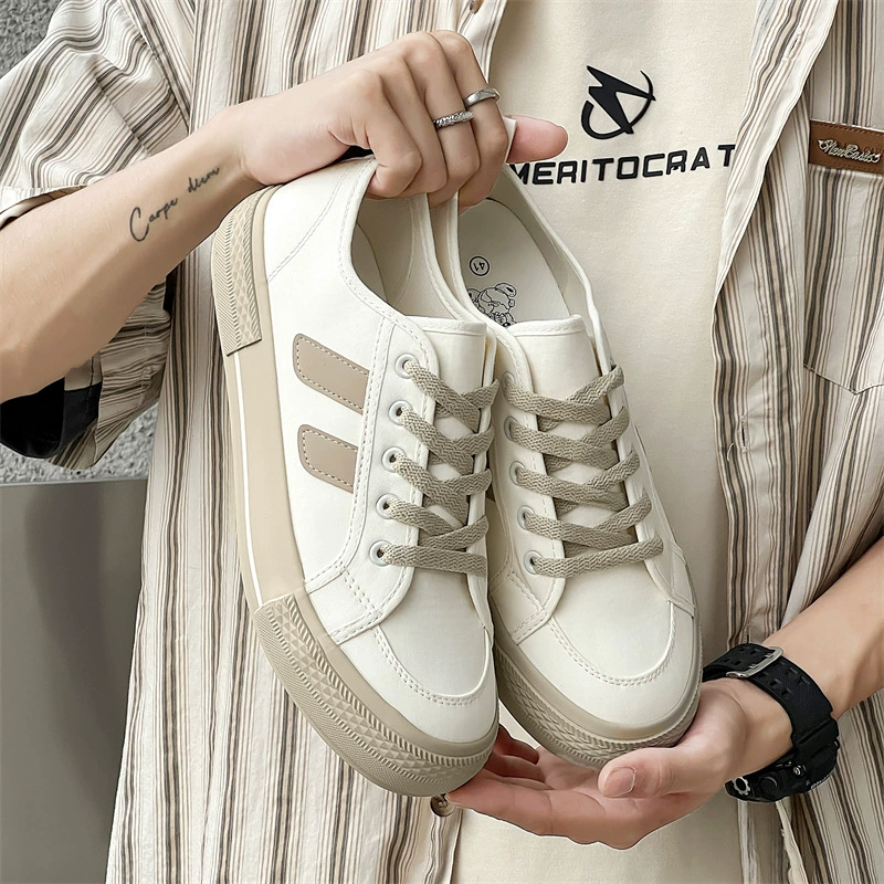 Мужская обувь модная обувь 2024 летний новый классический дикий холст обувь гонконгский ветер дышащая студенческая спортивная повседневная обувь