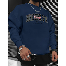 O 67381 Letter Print Hoodie ��ĸӡ�������¿羳����ͨ����