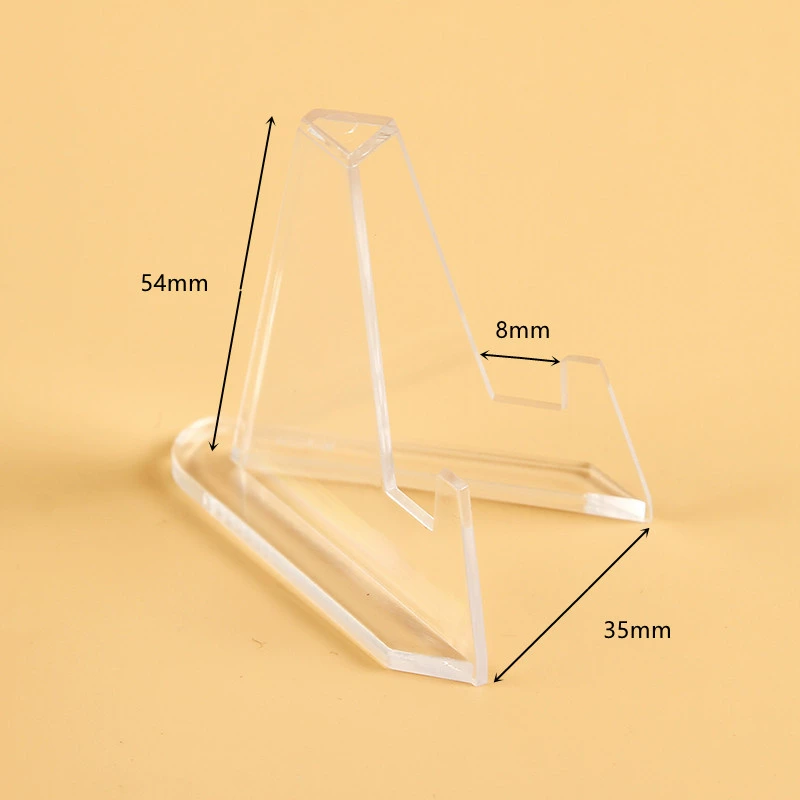 Памятная монета Малый размер дисплей полка древние монеты дисплей декоративный кронштейн прозрачный пластик треугольник дисплей полка Монета коллекции полка