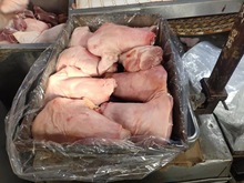 批发冷冻猪肘子 带骨头猪蹄膀冷冻猪手猪肉商用食材 猪腿肉