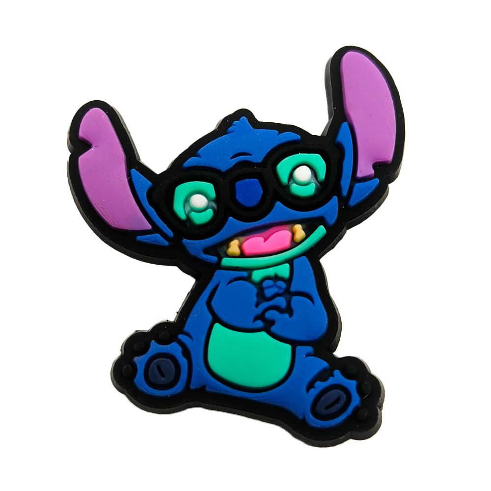 かわいい漫画スティッキシリーズ洞靴花pvcソフトガーデン靴diy装飾ボタン