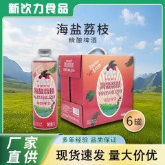 シーソルト ライチ フルーツビール 中国のクラフトビール 低アルコール ほろ酔い 11% 1L 缶詰 マルチフレーバー フルボックス メーカー