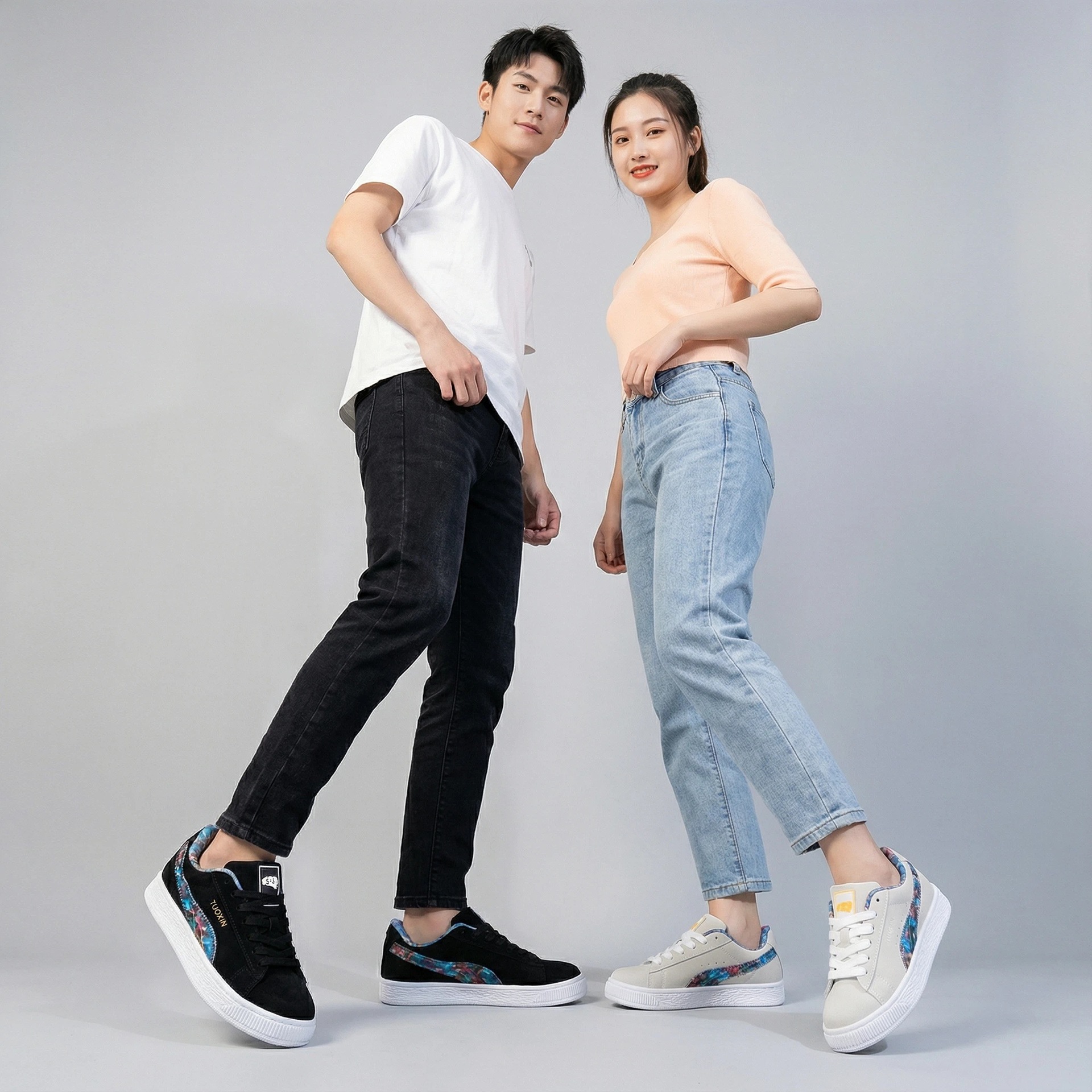 Pareja nuevo retro versátil zapatos de pan para hombres y mujeres zapatos casuales cómodos de altura baja zapatos casuales para hombres clásicos de verano casuales