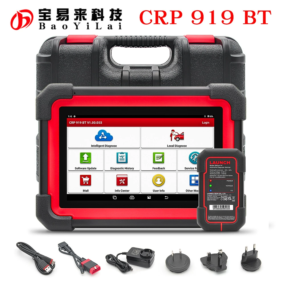 CRP919E BT with DBScar VII VCI OBD Scanner CANFD DOIP Глобальная версия