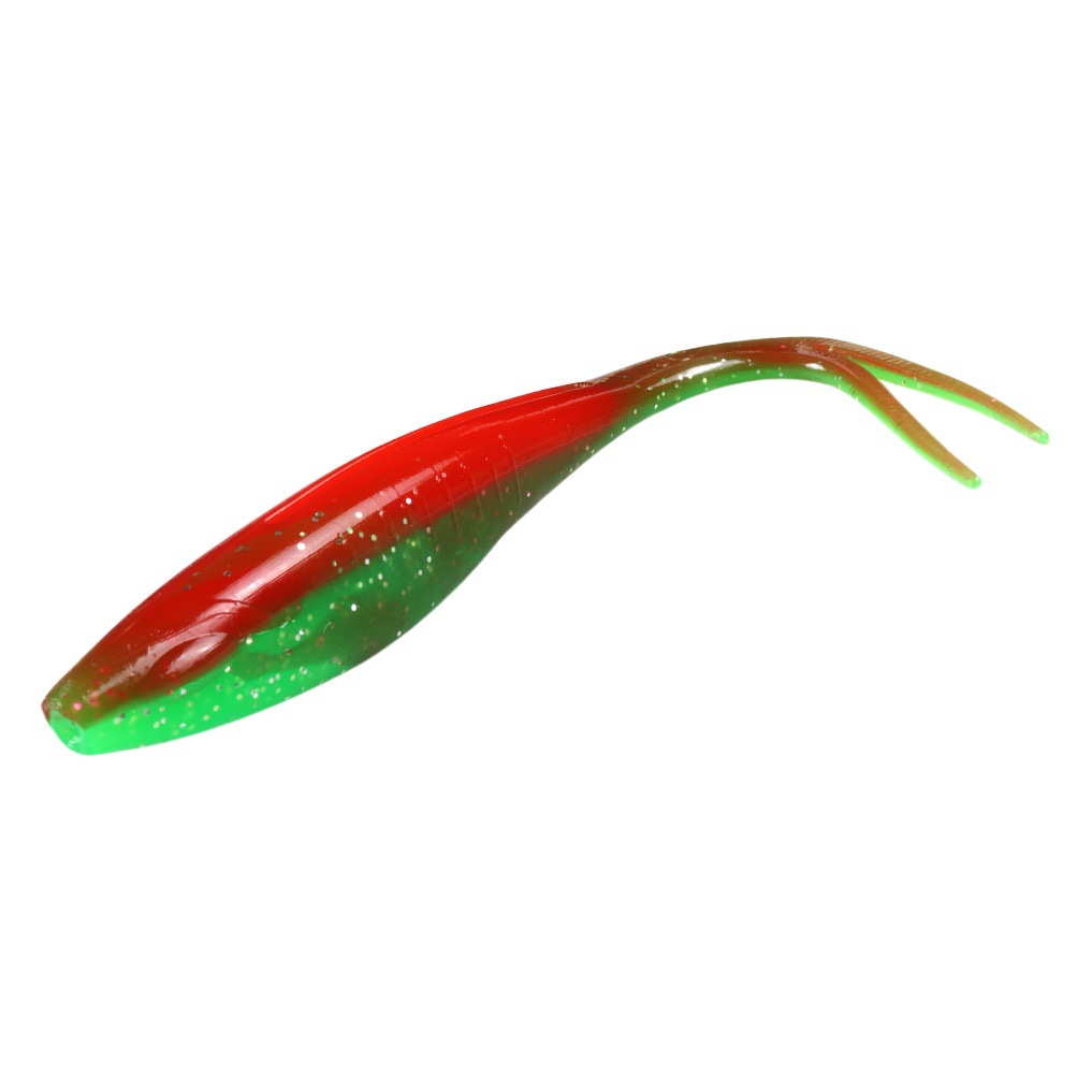 TPR Soft Bait Baby silenciador tenedor cola 175mm18gTPE3 PCs flotante de dos colores Minnow ZMA